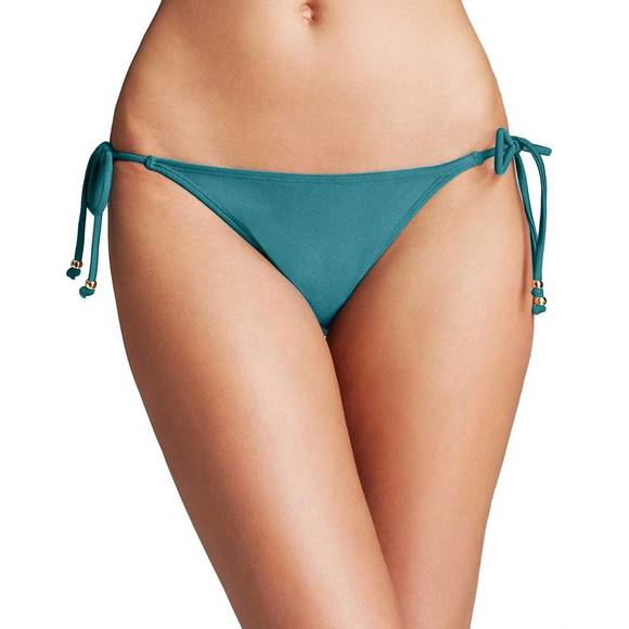 NEW PQ SWIM tourmaline teeny bikini bottom in teal - Picture 1 of 1